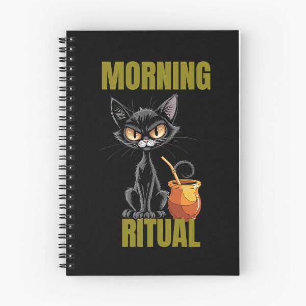 Item preview, Morning Ritual – Cat & Yerba Mate Calm Design designed and sold by GentleStudio.