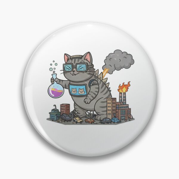 Item preview, crazy kaiju cat designed and sold by likekillersx.