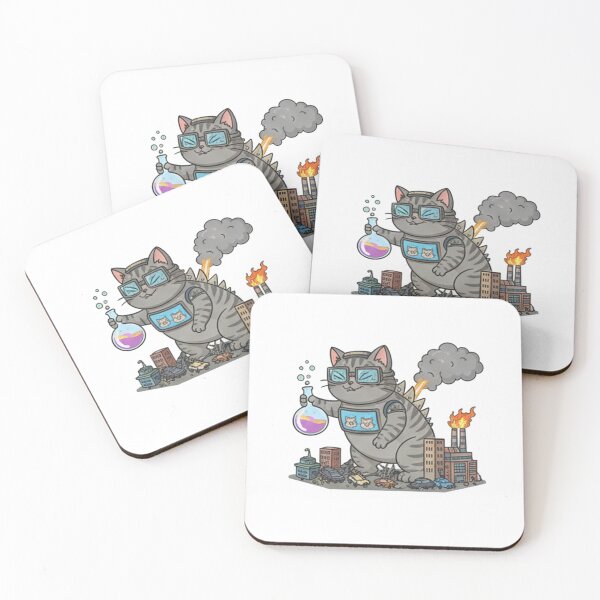 Item preview, crazy kaiju cat designed and sold by likekillersx.