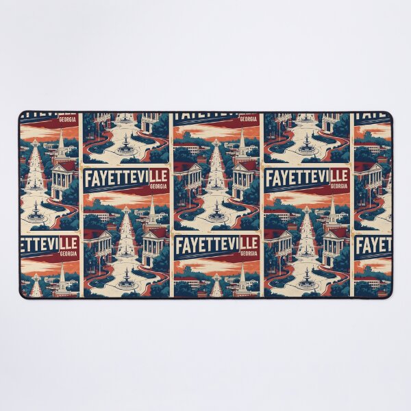 Item preview, Fayetteville Georgia USA Vintage Travel Tourism designed and sold by TravelersGems.