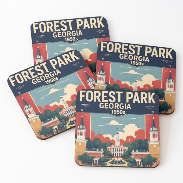 Item preview, Forest Park Georgia USA Vintage Travel Tourism  designed and sold by TravelersGems.