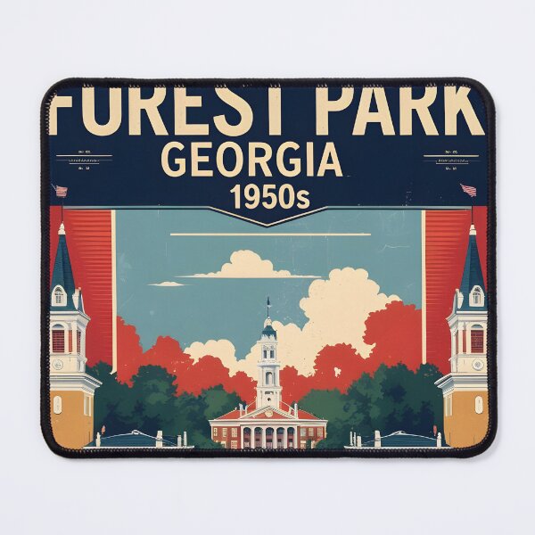 Item preview, Forest Park Georgia USA Vintage Travel Tourism designed and sold by TravelersGems.
