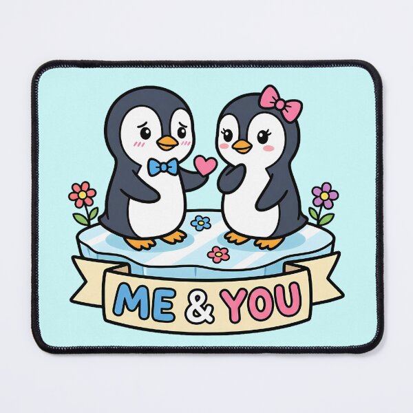 Item preview, Soul Mates Cute Penguins Couple designed and sold by WildCute.