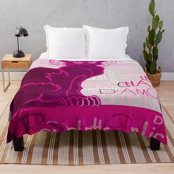 Item preview, Le Chat DAmour With Romantic Language Background designed and sold by taiche.