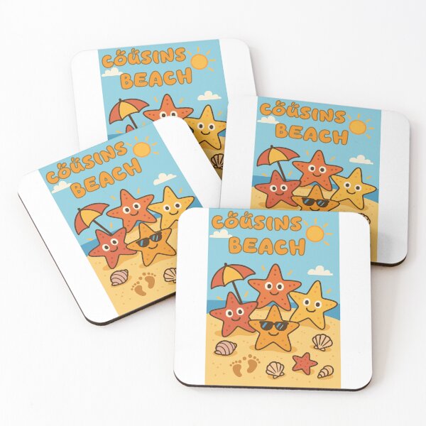 Item preview, Cousins Beach Cute Cartoon Design | Funny Starfish Summer Vacation Shirt designed and sold by PixelWaveBD.