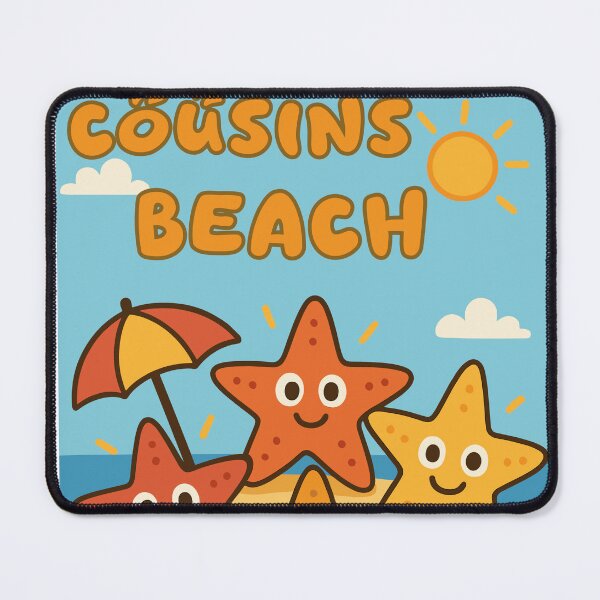 Item preview, Cousins Beach Cute Cartoon Design | Funny Starfish Summer Vacation Shirt designed and sold by PixelWaveBD.