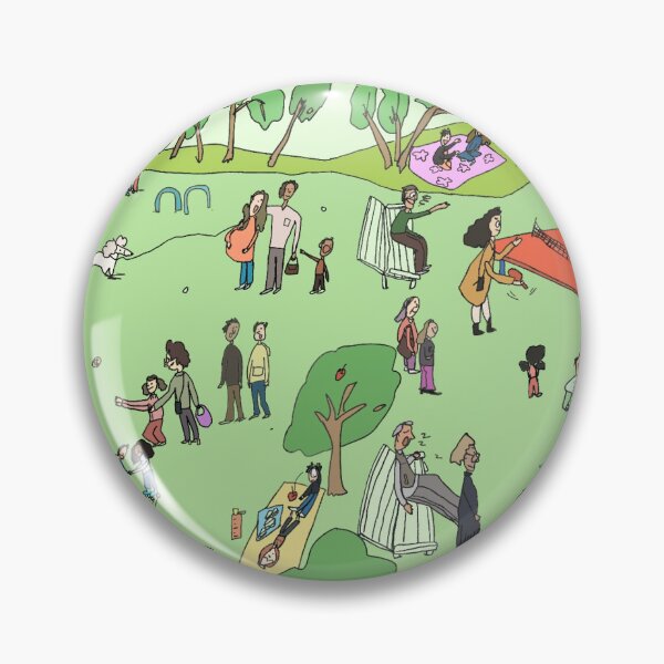 Item preview, hang out at the park designed and sold by @art_u_peggy.