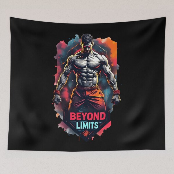 Item preview, Beyond Limits Fitness Athletic Power Mindset Art designed and sold by Neer arts.