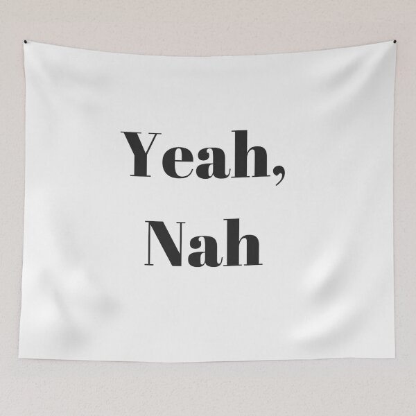 Item preview, Classic Yeah Nah in Black Text designed and sold by freedom4life.