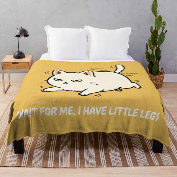 Item preview, Wait For Me I Have Little Legs Cute Grumpy Kitten designed and sold by SplashTastic.