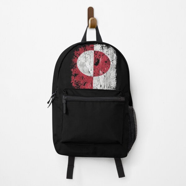 Item preview, Greenland Flag Distressed Vertical Grunge Art designed and sold by sky11PP.