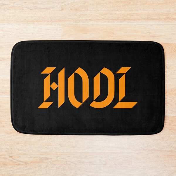 Item preview, Hodl Bitcoin Gothic Orange Logo designed and sold by CyberRex.