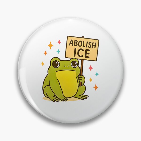 Artikelvorschau, Protest gegen die Abschaffung von ICE (Einwanderungsbehörde) – Froschprotest entworfen und verkauft von NinigFox.