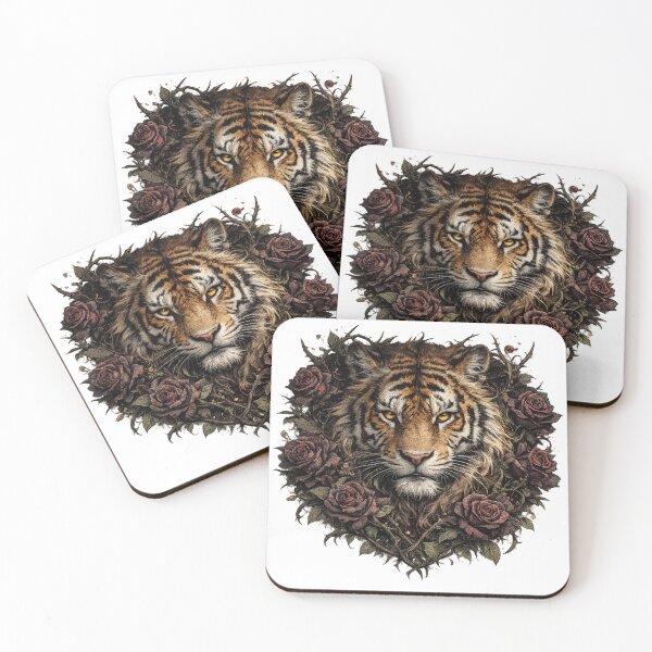 Item preview, Gothic Floral Tiger designed and sold by photoparadise22.