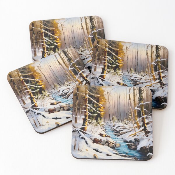 Item preview, Bosque de invierno designed and sold by Island Art Studios.