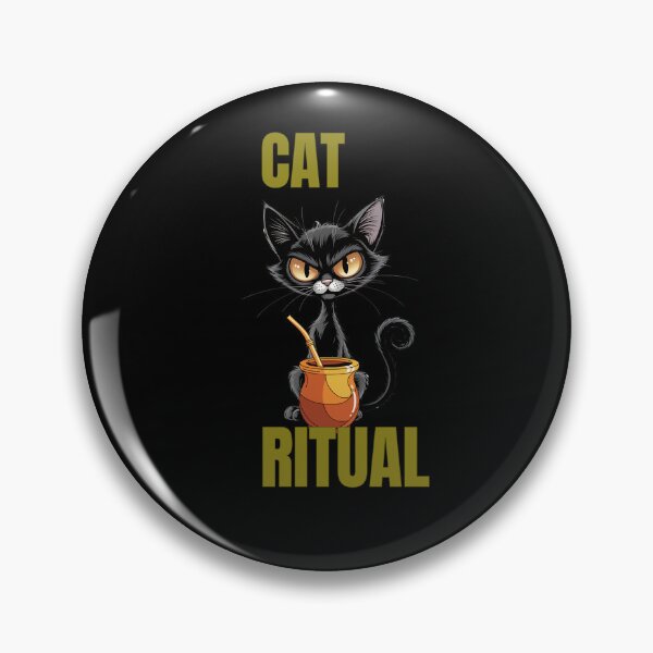 Item preview, Cat Ritual – Cozy Yerba Mate Lifestyle Design designed and sold by GentleStudio.
