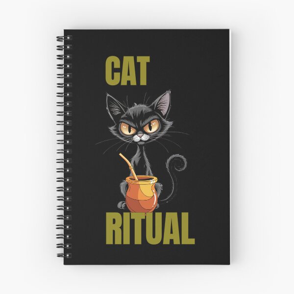 Item preview, Cat Ritual – Cozy Yerba Mate Lifestyle Design designed and sold by GentleStudio.