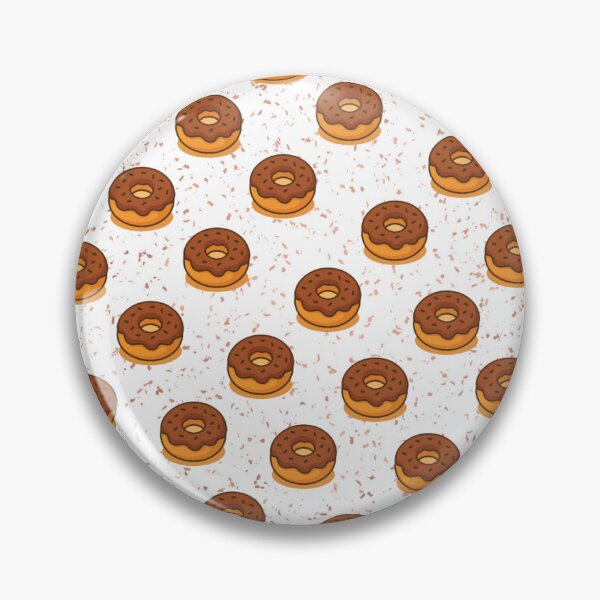Item preview, Chocolate Donut Pattern – Cute Repeating Donut Design designed and sold by SimplyShopz.