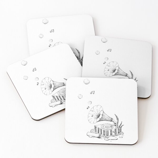 Item preview, Gramophone with shells designed and sold by PrettyElk.