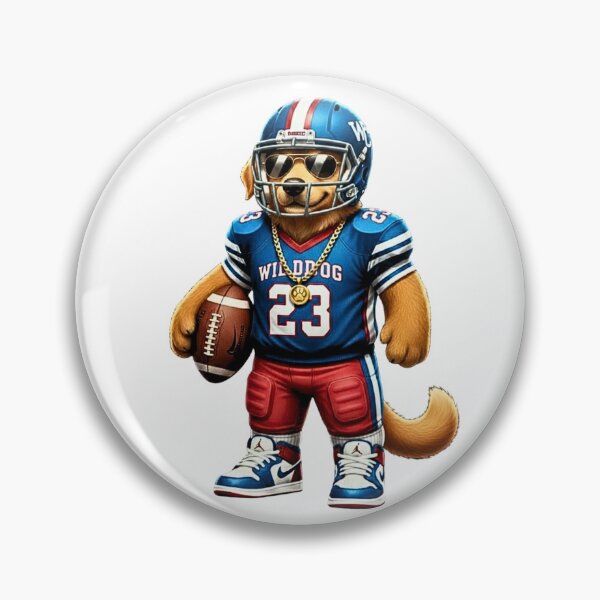 Item preview, Golden Retriever Football Star designed and sold by DVND.