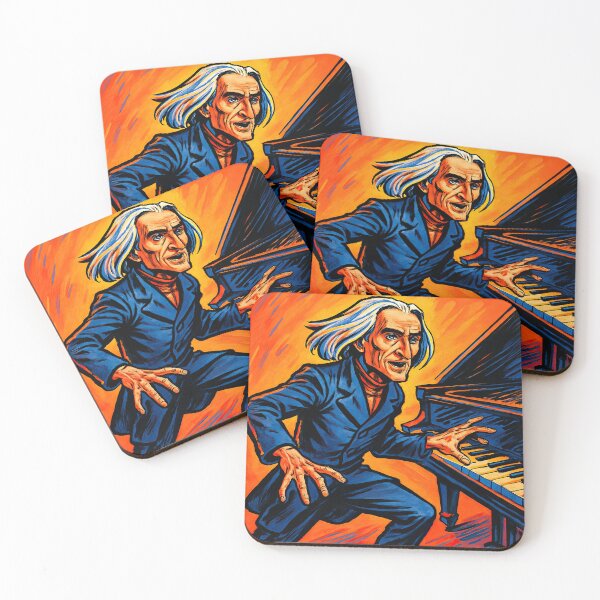 Item preview, Franz Liszt, musician | Comics stylCartoone -  designed and sold by ComicsFactory.