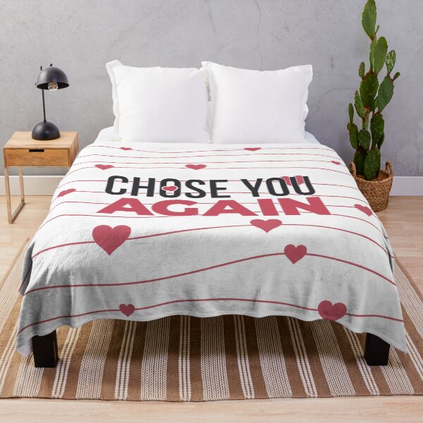 Item preview, Chose You Again Modern Couple Quote designed and sold by PixelGrafiks.