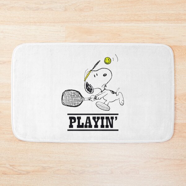 Item preview, Snoopy Playing Tennis designed and sold by Barbara Wilson.
