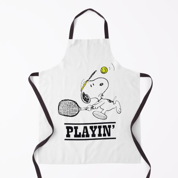 Artikelvorschau, Snoopy spielt Tennis entworfen und verkauft von Barbara Wilson.