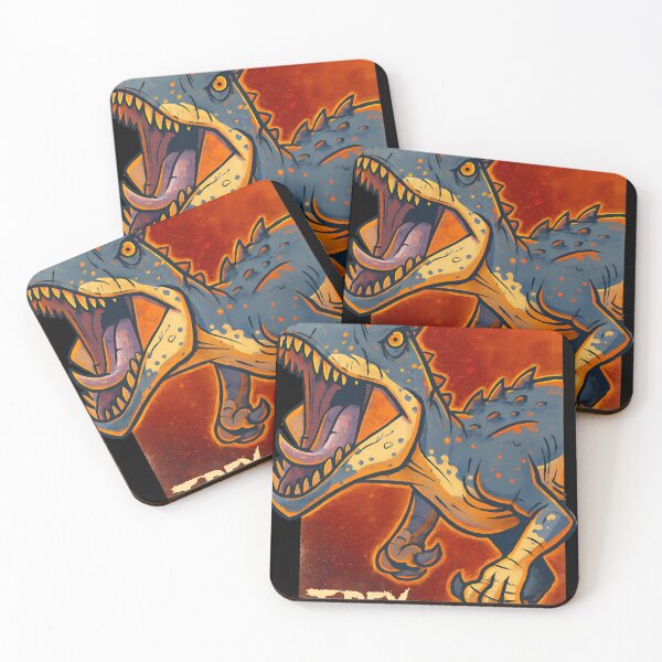 Item preview, Comic Book Style T-Rex Dinosaur with Horns - Digital Art by Carnotaurus designed and sold by Andruzito.