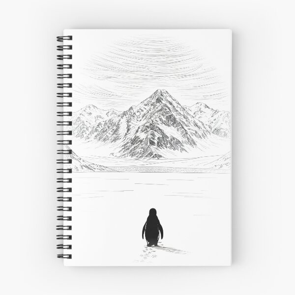 Item preview, Pinguin going to the mountain designed and sold by glebhub.