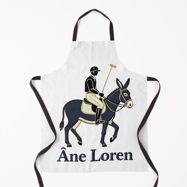 Aperçu de l'œuvre Âne Loren – Minimal Equestrian Humor Art | Modern Graphic Tee créée et vendue par PLUSHIWORLDtm.