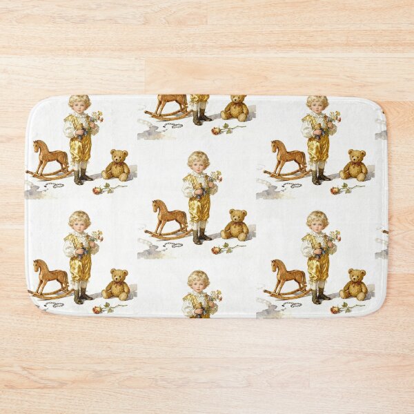 Item preview, Vintage art Child playing with his toys cute retro design designed and sold by Vintage Designs +.