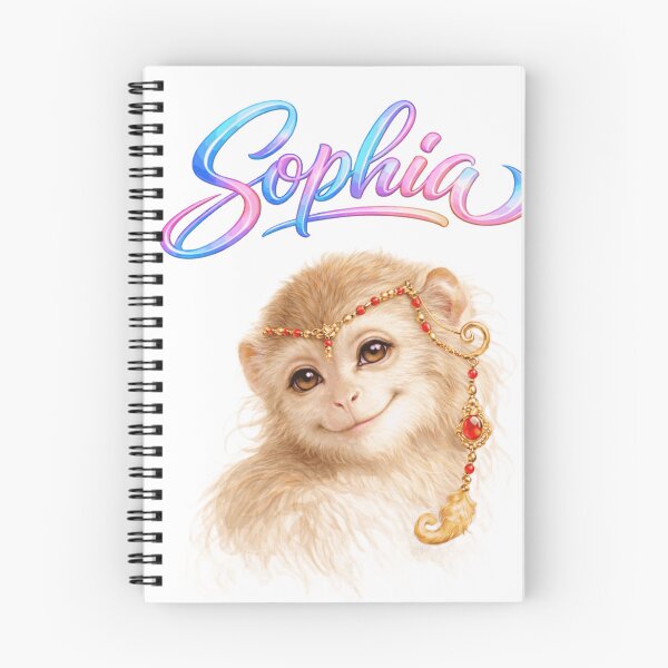 Item preview, Sophia Monkey Zodiac — Intelligence and Playful Spirit of the Chinese Monkey designed and sold by AlexLineArt.