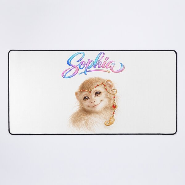 Item preview, Sophia Monkey Zodiac — Intelligence and Playful Spirit of the Chinese Monkey designed and sold by AlexLineArt.