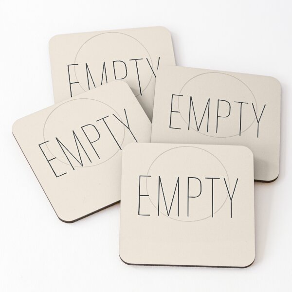 Item preview, Empty Text Design | Minimal Emotional Expression Art designed and sold by mbmstores.