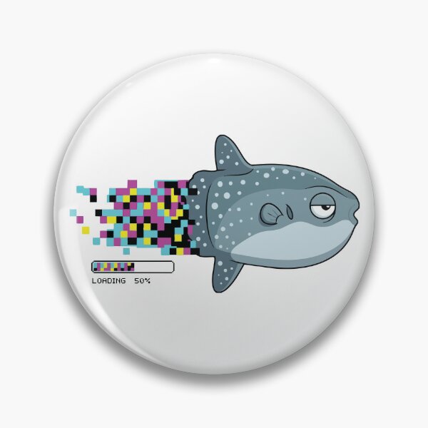 Item preview, Loading Body Please Wait Ocean Sunfish Glitch designed and sold by Petzzz.