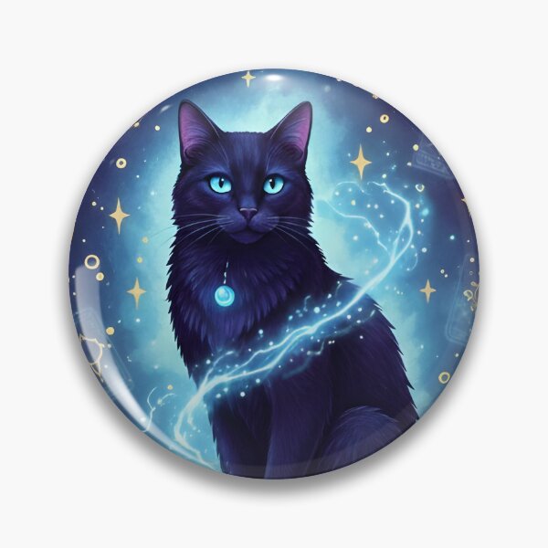 Item preview, Cosmic Feline Oracle - Mystical Black Cat & Tarot Cards designed and sold by ArtCrafter13.