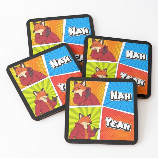 Item preview, Yeah Nah Comic Fox Meme designed and sold by Ivy-Triggs.