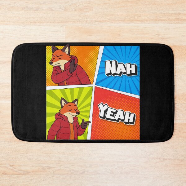 Item preview, Yeah Nah Comic Fox Meme designed and sold by Ivy-Triggs.