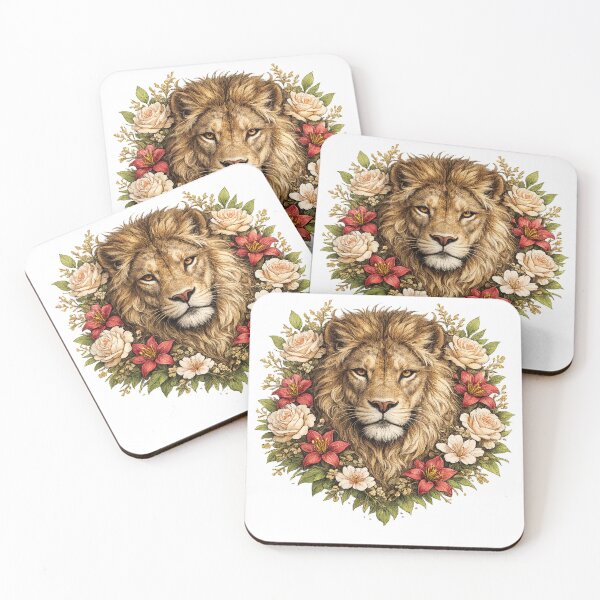Item preview, Floral Lion designed and sold by photoparadise22.