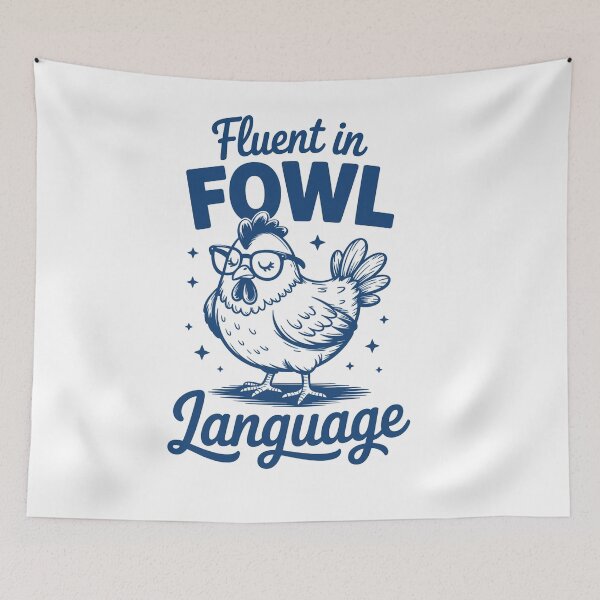 Item preview, Fluent in Fowl Language designed and sold by Nicoandtheblood.