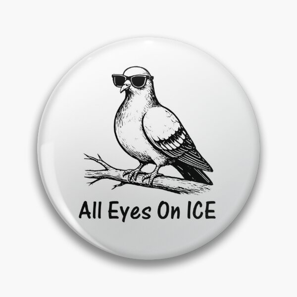 Item preview, All Eyes On ICE Funny Pigeon Anti-ICE designed and sold by NinigFox.