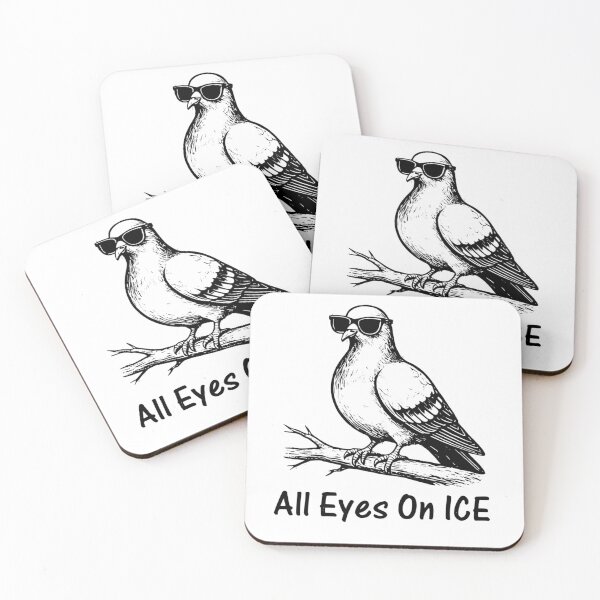 Item preview, All Eyes On ICE Funny Pigeon Anti-ICE designed and sold by NinigFox.