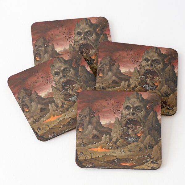 Item preview,   Demon Mountain Hellscape art after Hieronymus Bosch designed and sold by Vintage Designs +.