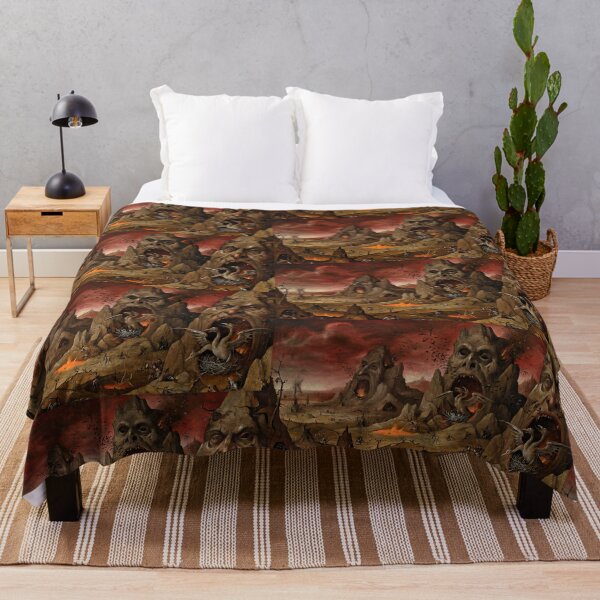 Item preview, Demon Mountain Hellscape art after Hieronymus Bosch designed and sold by Vintage Designs +.