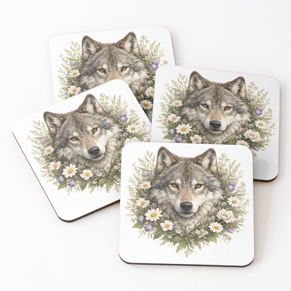 Item preview, Floral Wolf designed and sold by photoparadise22.