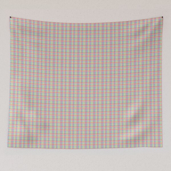 Item preview, Retro Checkered Pattern in Soft Pastel Colours  designed and sold by SamJanner.
