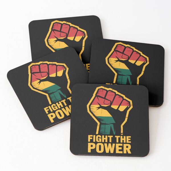 Item preview, Fight Social Justice Pan African Flag designed and sold by TikCore.