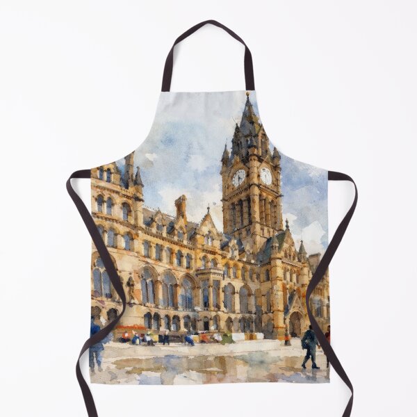 Item preview, Manchester Town Hall Watercolor designed and sold by caracatita75.