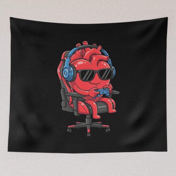 Item preview, Funny Gamer Hearts Valentines Day Video Games designed and sold by OlakunleOloroz.